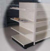 End Cap Supermarket Shelves