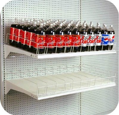 Supermarket Soda Shelves