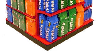 Four Way Supermarket Shelves