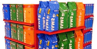 Four Way Supermarket Shelves