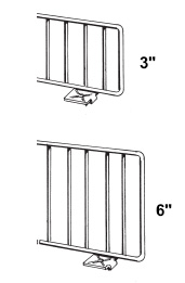 Supermarket Shelf Dividers